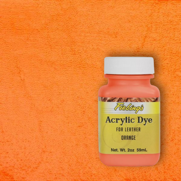 Fiebing's Acrylic Dye, 2 oz. (59ml) Nickel & Young Orange