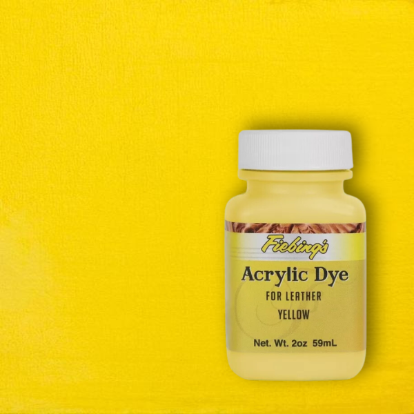 Fiebing's Acrylic Dye, 2 oz. (59ml) Nickel & Young Yellow