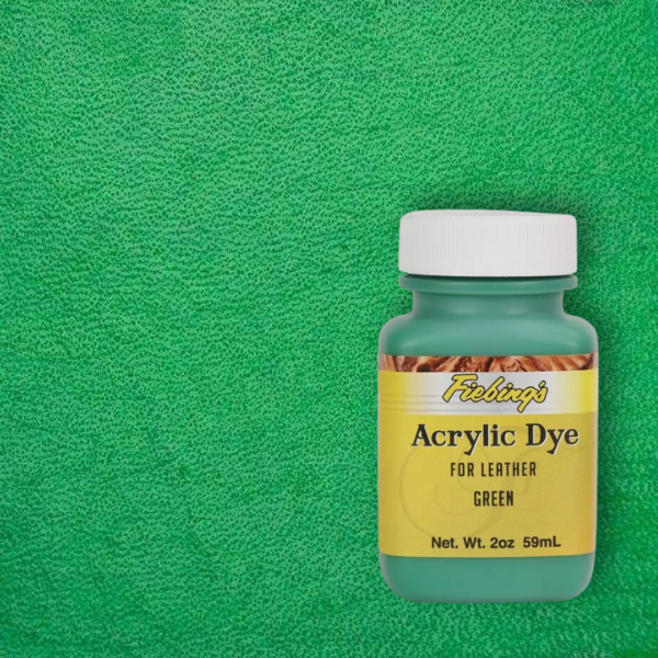 Fiebing's Acrylic Dye, 2 oz. (59ml) Nickel & Young Green