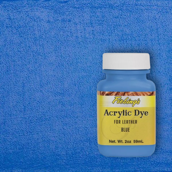 Fiebing's Acrylic Dye, 2 oz. (59ml) Nickel & Young Blue