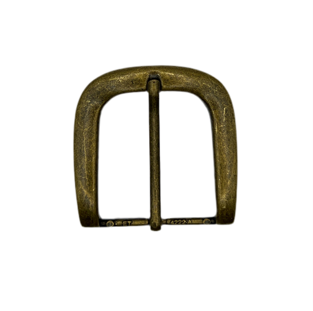 ET422A Half Buckle, 35mm Nickel & Young Antique Brass