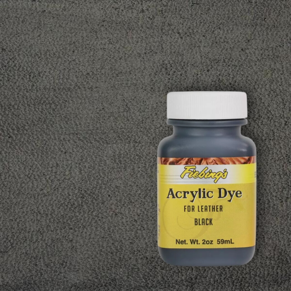 Fiebing's Acrylic Dye, 2 oz. (59ml) Nickel & Young Black
