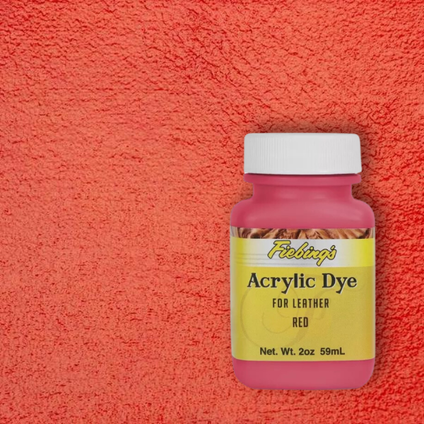 Fiebing's Acrylic Dye, 2 oz. (59ml) Nickel & Young Red
