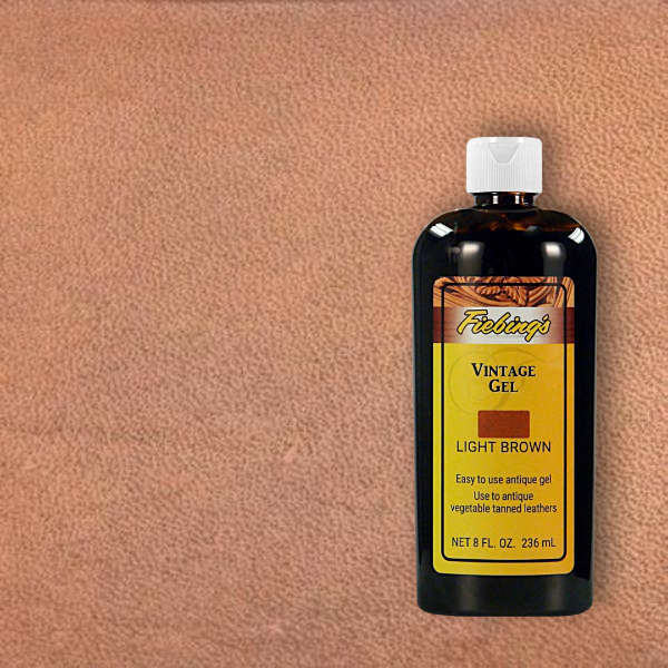 Fiebing's Vintage Gel, 8 fl. oz. (236ml) Nickel & Young Light Brown