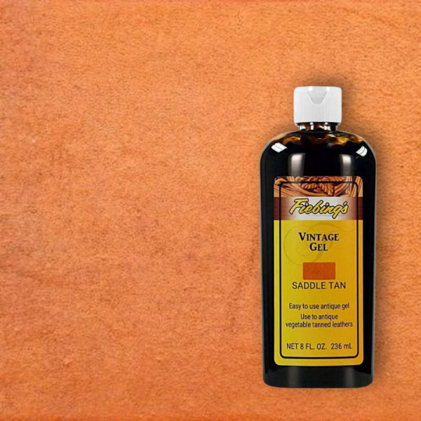 Fiebing's Vintage Gel, 8 fl. oz. (236ml) Nickel & Young Saddle Tan