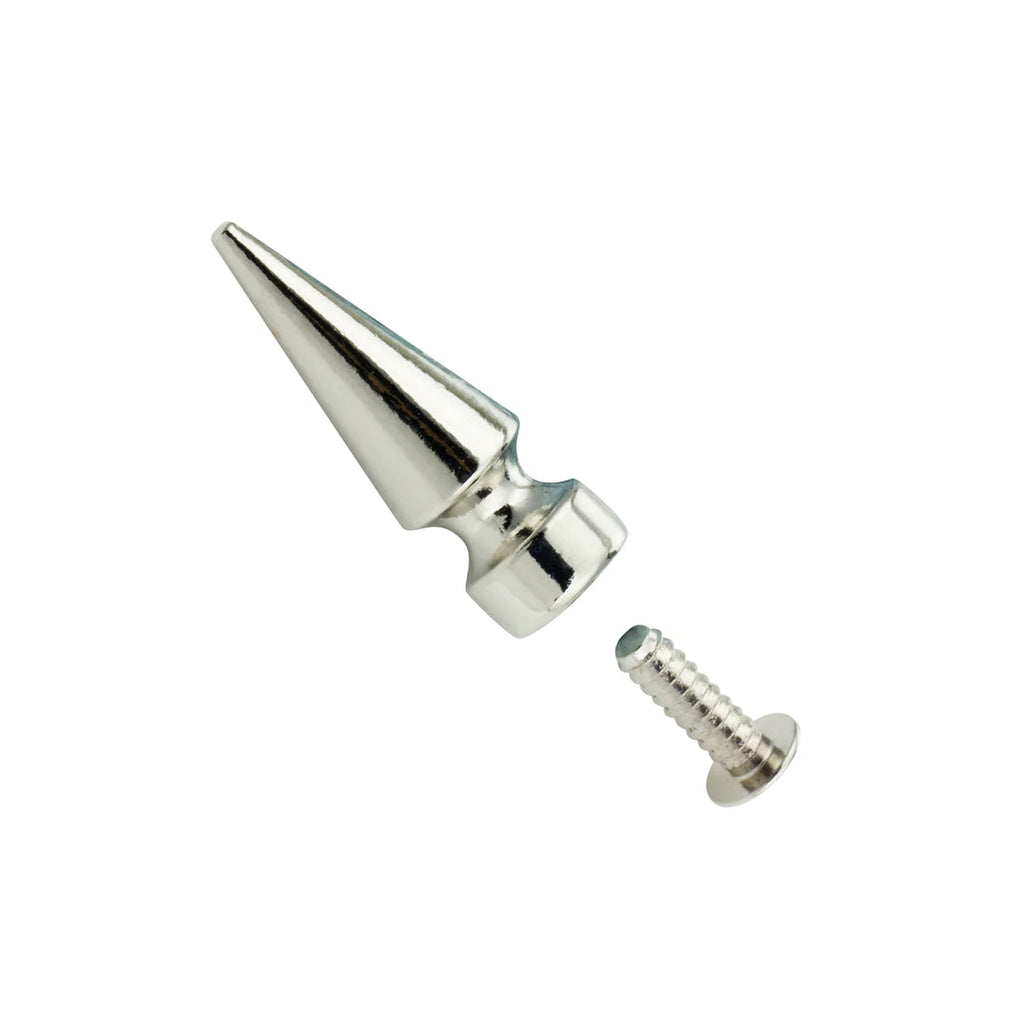 Solid Brass Spike Screw Rivet, Nickel (10PK) Rivets Nickel & Young