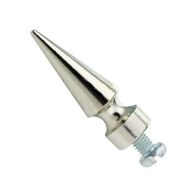 Solid Brass Spike Screw Rivet, Nickel (10PK) Rivets Nickel & Young 30mm (1-1/4") 10 Pack