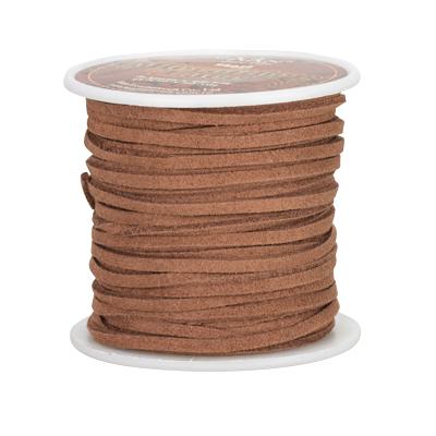 Microfiber Laces, 22m (25 yards) Nickel & Young Medium Brown