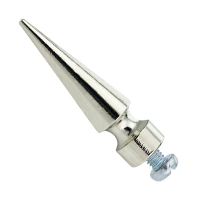 Solid Brass Spike Screw Rivet, Nickel (10PK) Rivets Nickel & Young 32mm (1-1/4") 10 Pack