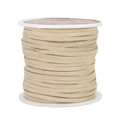 Microfiber Laces, 22m (25 yards) Nickel & Young Beige
