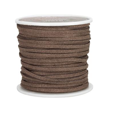 Microfiber Laces, 22m (25 yards) Nickel & Young Dark Brown