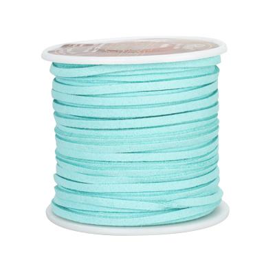 Microfiber Laces, 22m (25 yards) Nickel & Young Turquoise