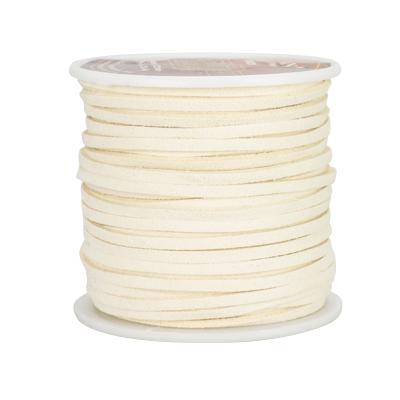 Microfiber Laces, 22m (25 yards) Nickel & Young Cream