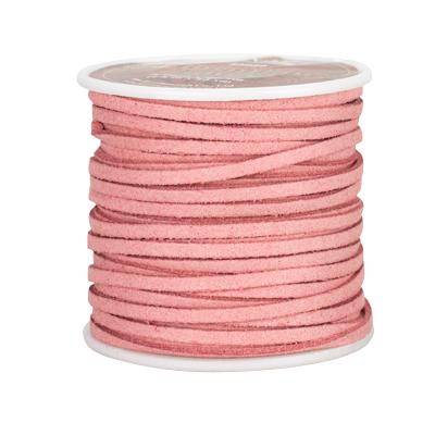 Microfiber Laces, 22m (25 yards) Nickel & Young Coral