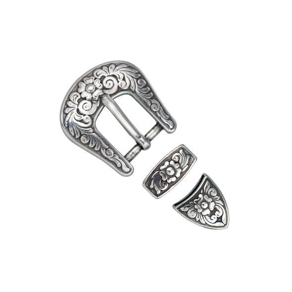 Diablo 3 Pcs Buckle Set, AS Nickel & Young 20mm (3/4")