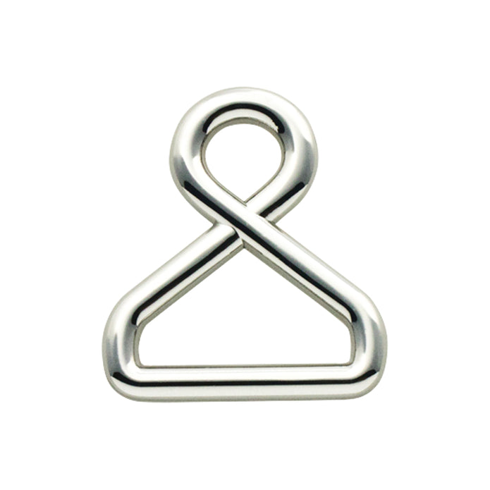 Twist Strap Loops, NP, 25mm (1") Nickel & Young