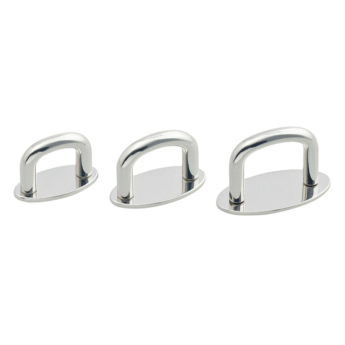 Strap Loops with Plates, NP Nickel & Young