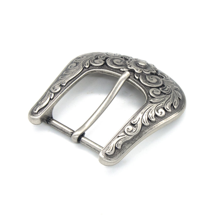 Diablo End Bar Buckle, 38mm (1-1/2") Nickel & Young