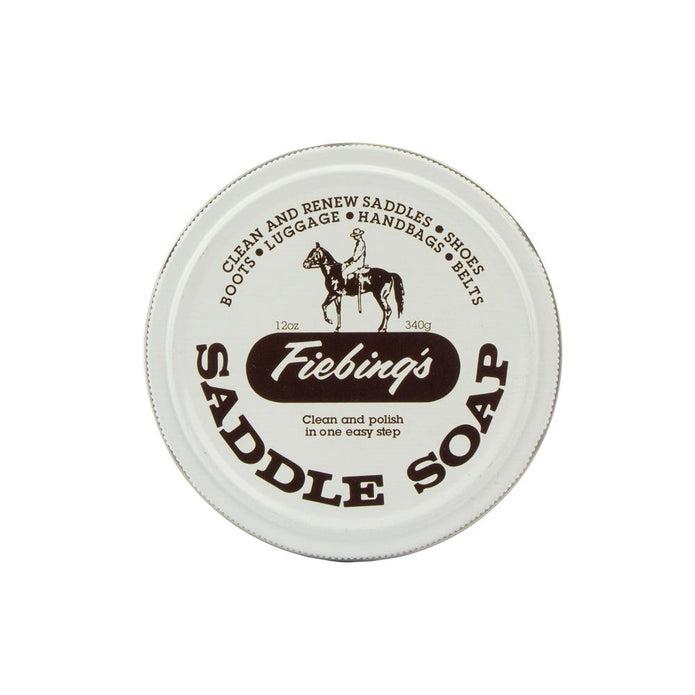 Fiebing's Saddle Soap, 12oz. (340g) Nickel & Young White