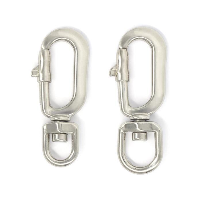 Heavy Duty Swivel Spring Snaps, NP Nickel & Young