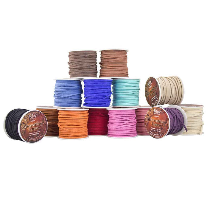 Microfiber Laces, 22m (25 yards) Nickel & Young