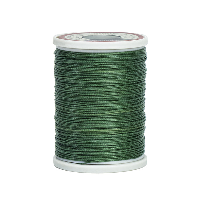 Craftplus® Premium Linen Thread, 0.55mm (1/64") Nickel & Young Dark Green