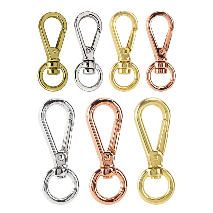 Slim Swivel Spring Snaps Nickel & Young
