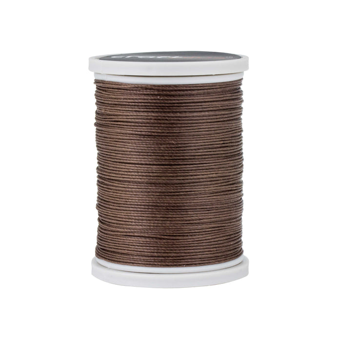 Craftplus® Premium Linen Thread, 0.55mm (1/64") Nickel & Young Dark Brown