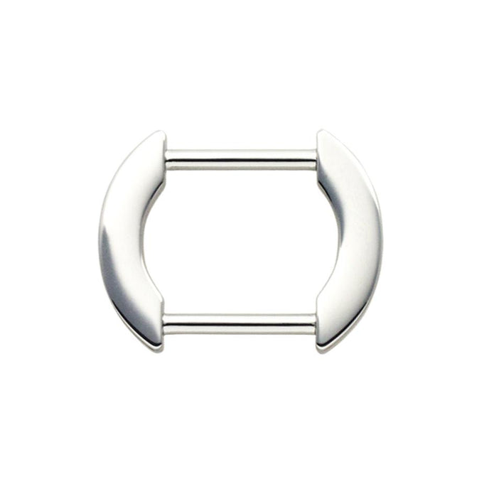 Flat Arch Strap Loops, NP, 25mm (1") Nickel & Young