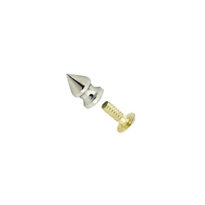 Spike Rivets, NP Rivets Nickel & Young 12mm (1/2") 10 Pack