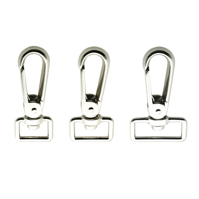 Ribbon Swivel Spring Snaps, NP Nickel & Young
