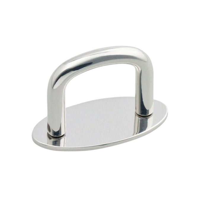 Strap Loops with Plates, NP Nickel & Young 25mm (1")
