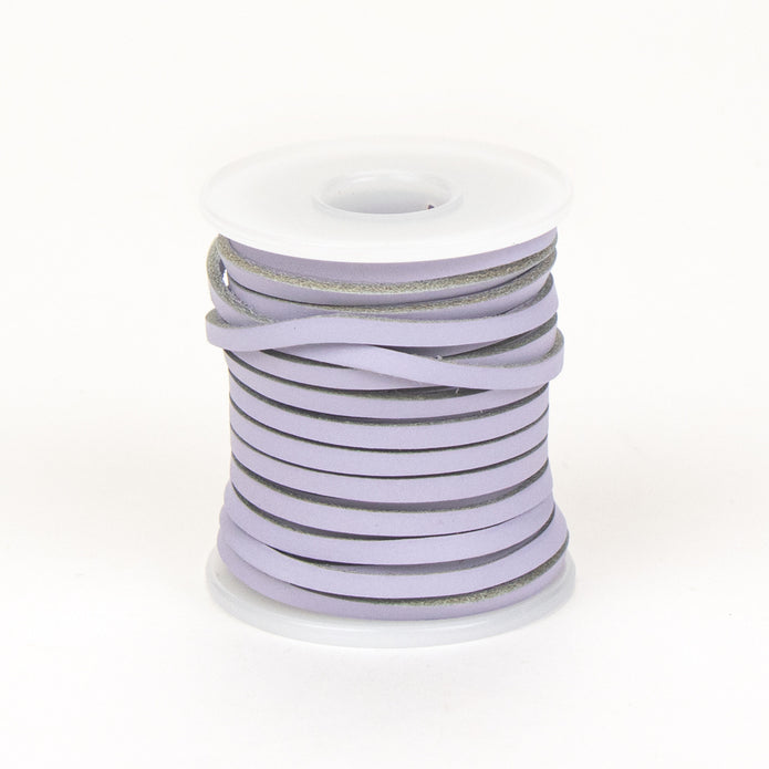 MakerAid® Colored Veg Tanned Lace, 4mm x 10.97m (5/32" x 36') Nickel & Young Lavender