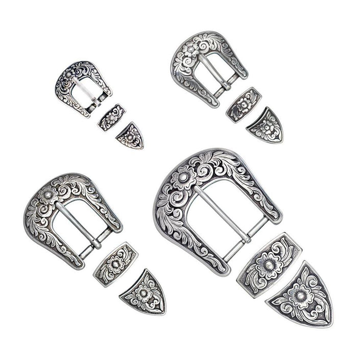 Diablo 3 Pcs Buckle Set, AS Nickel & Young
