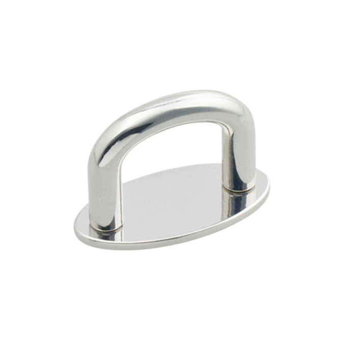 Strap Loops with Plates, NP Nickel & Young 20mm (3/4")