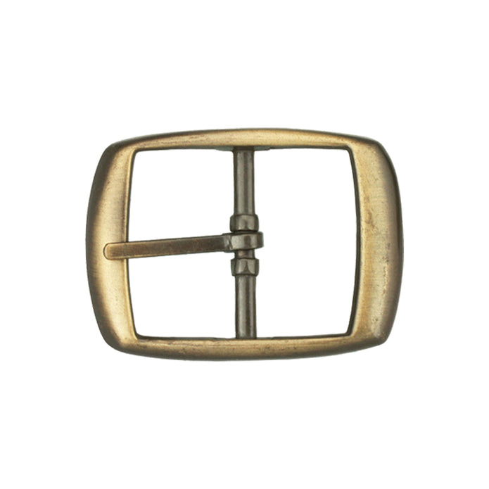 Center Bar Buckles Buckles Nickel & Young 32mm (1-1/4") Brushed Antique Brass