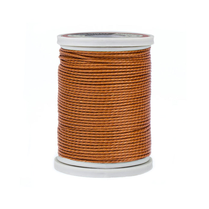 Craftplus® Premium Linen Thread, 0.85mm (1/32") Nickel & Young Light Brown