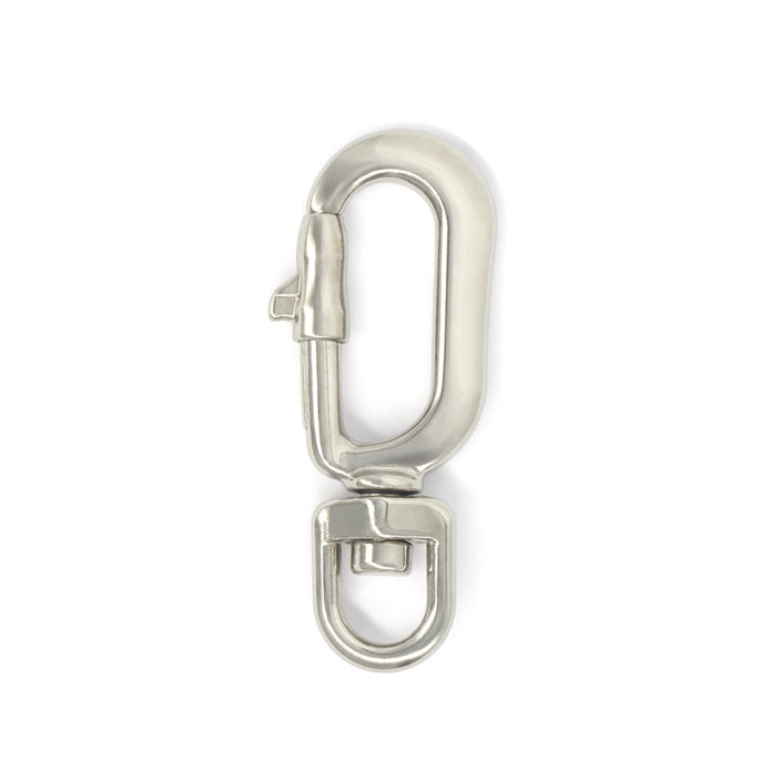 Heavy Duty Swivel Spring Snaps, NP Nickel & Young 12mm (1/2")