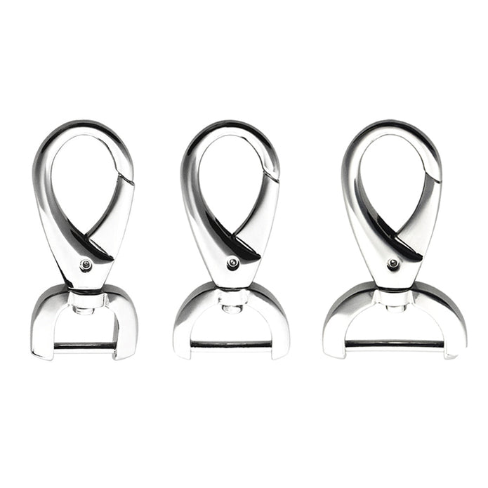 Flat Arch Swivel Snaps, NP Nickel & Young