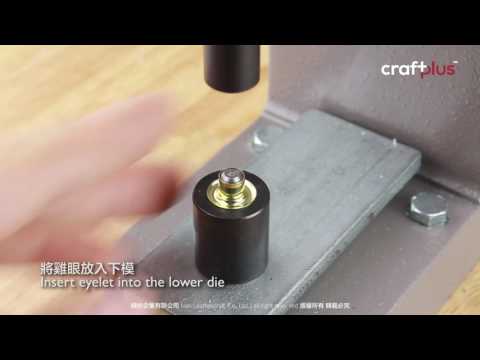 CRAFTPLUS® Hand Press Eyelet Setting Dies Nickel & Young